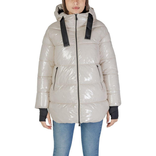 Suns Beige Polyamide Parka SU-15734502507-IT38|XS