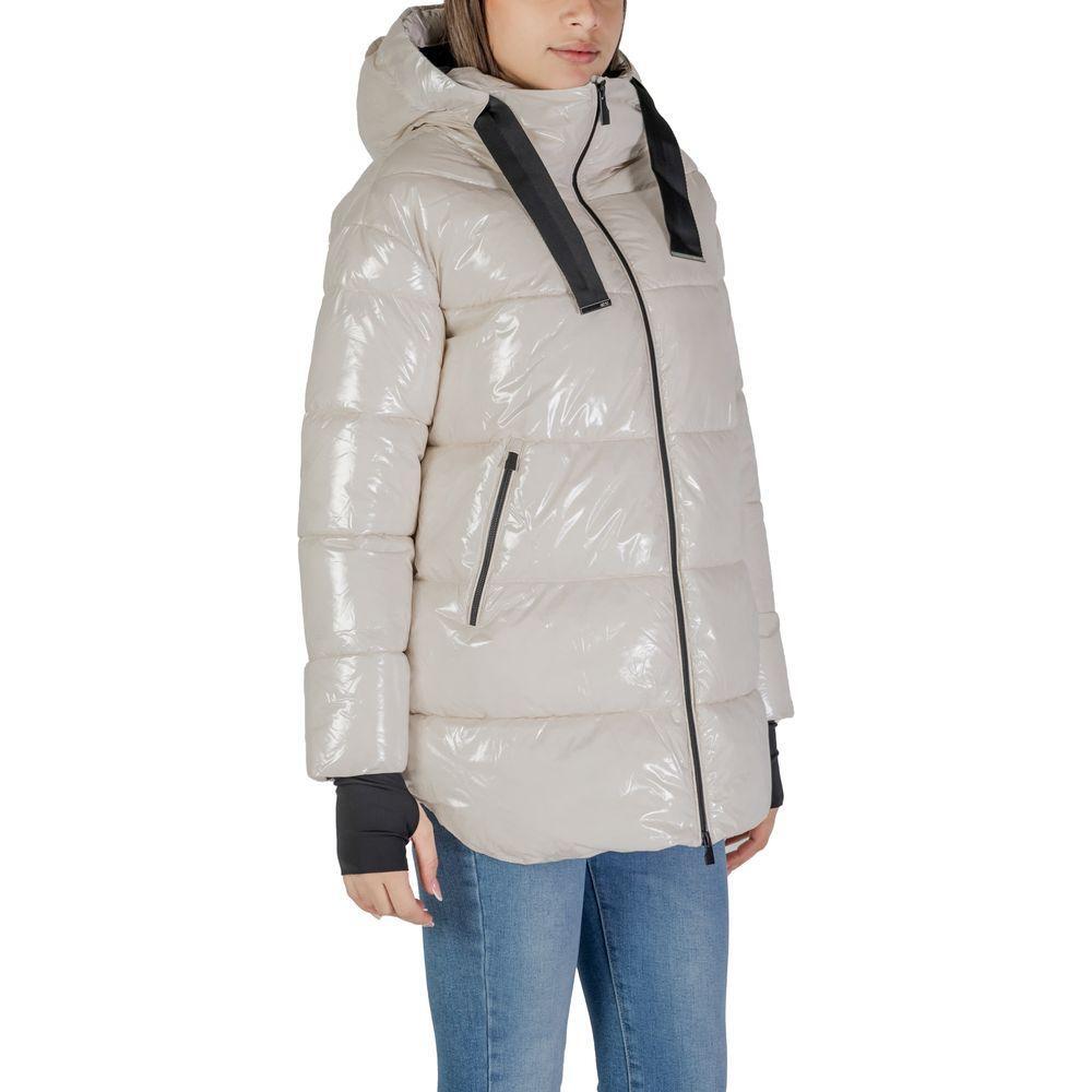 Suns Beige Polyamide Parka SU-15734502507-IT38|XS