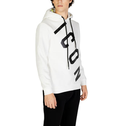 Icon White Cotton Hoody