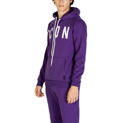 Icon Purple Cotton Hoody