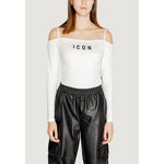 Icon White Cotton Bodysuit IC-14926900008-IT44|L