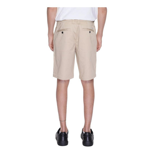 Armani Exchange Beige Cotton Bermuda AR-13327200127-W29