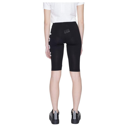 Icon Black Cotton Bermuda