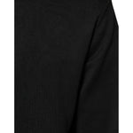 Dolce & Gabbana Black Cotton Full Zip Hooded Bomber Jacket