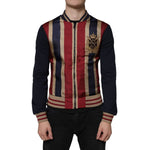 Dolce & Gabbana Multicolor #DGMillennials Full Zip Men Bomber Jacket