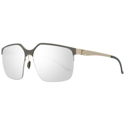 Mercedes Benz Gray Metal Sunglasses MBM1037CAC