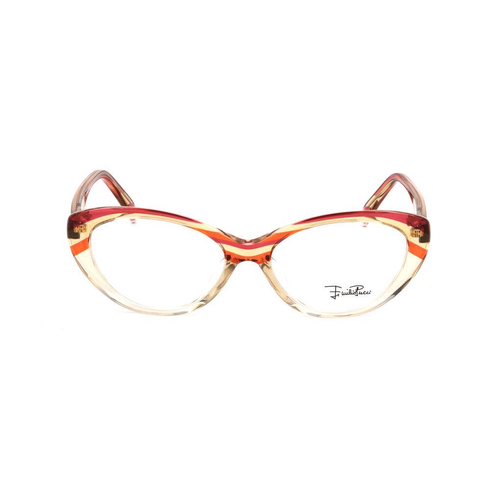 Emilio Pucci Red Plastic Glasses (Frames)