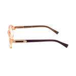 Side view of Tod's Orange Acetate Frames showcasing design and material.