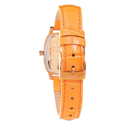 Folli Follie Orange Leather Watch