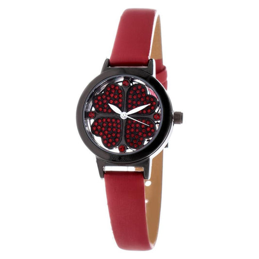 Folli Follie Red Leather Watch