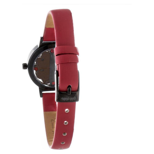 Folli Follie Red Leather Watch