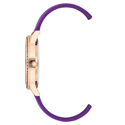 Juicy Couture Purple Synthetic Dress Watch