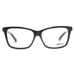 Just Cavalli Black Plastic Frames rectangular design for women, model JC0624-001-54, black color, plastic material, lens 54mm.