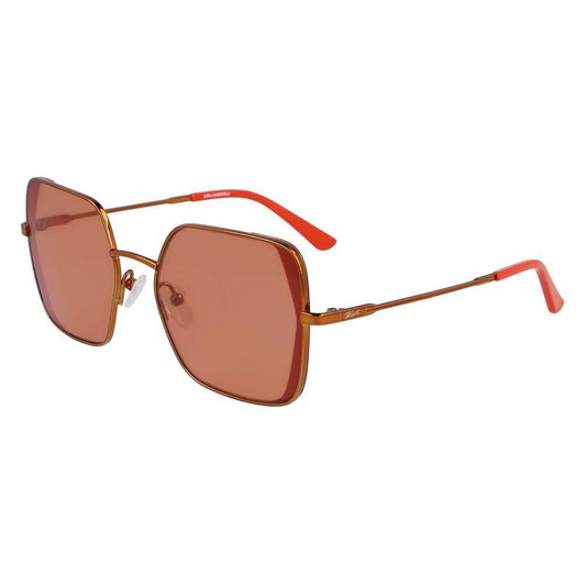 Karl Lagerfeld Orange Metal Sunglasses KLKL340S800AC