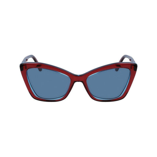 Karl Lagerfeld Red Acetate Sunglasses KLKL6105S604AC