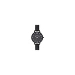 Olivia Burton Black Stainless Steel Watch