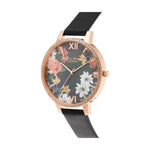 Olivia Burton Black Artificial Leather Watch