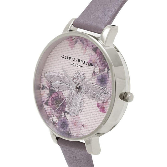 Olivia Burton Gray Artificial Leather Watch