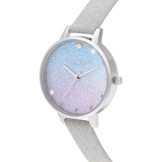Olivia Burton Gray Artificial Leather Watch