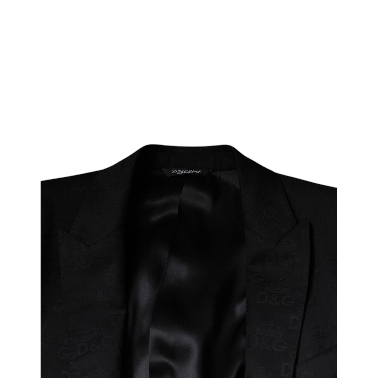 Dolce & Gabbana Black Wool Single Breasted Formal Blazer