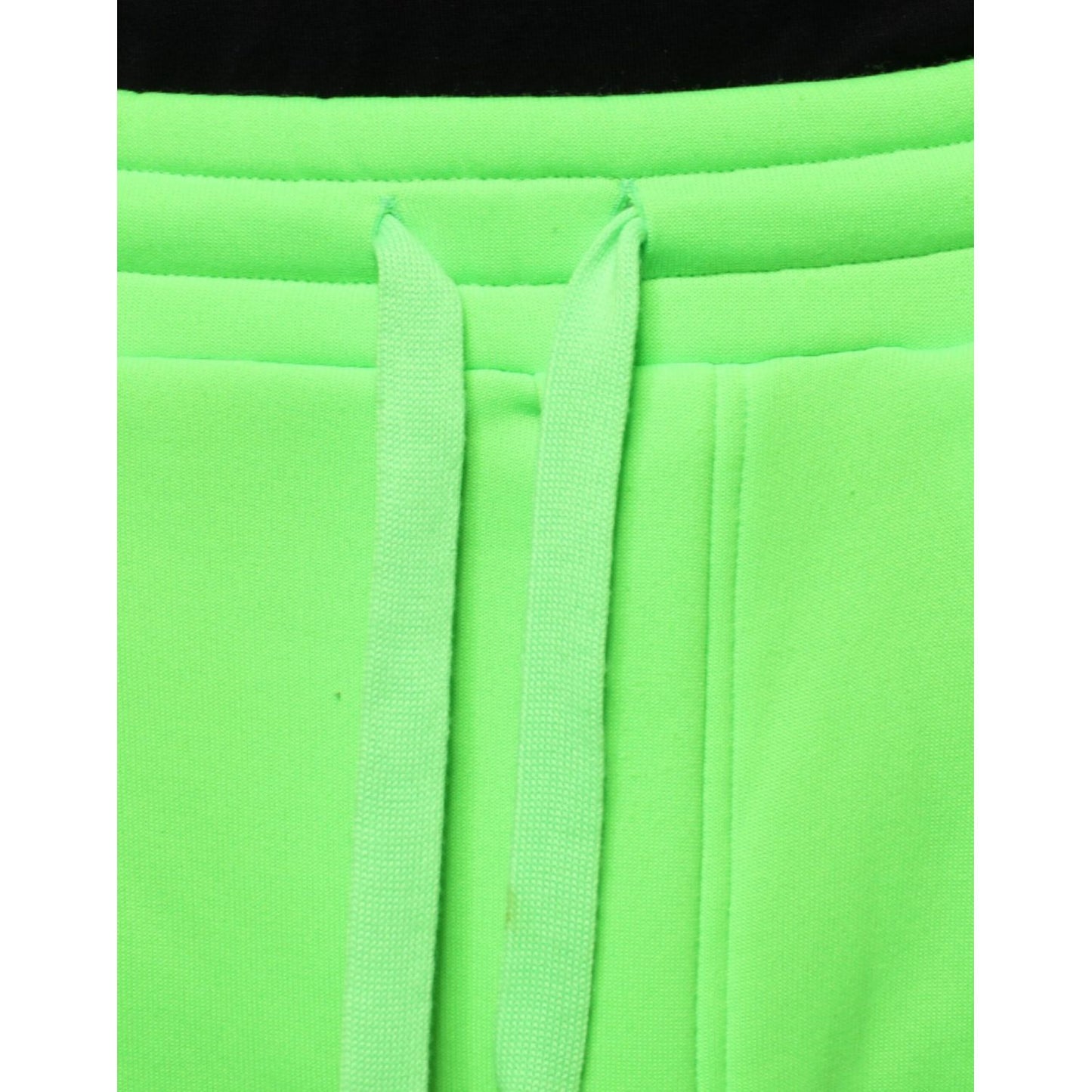 Dolce & Gabbana Neon Green Polyester Cargo Jogger Sweatpants Pants