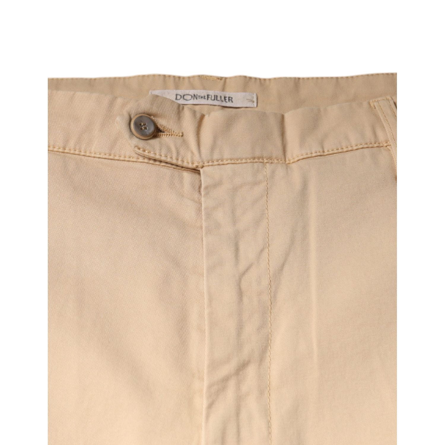 Don The Fuller Beige HOUSTON Men Cropped Dress Pants