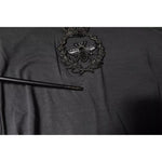 Dolce & Gabbana Gray Crown Bee Embroidery Pullover Sweater