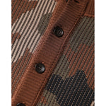 Dolce & Gabbana Multicolor Camouflage Men Pullover Sweater