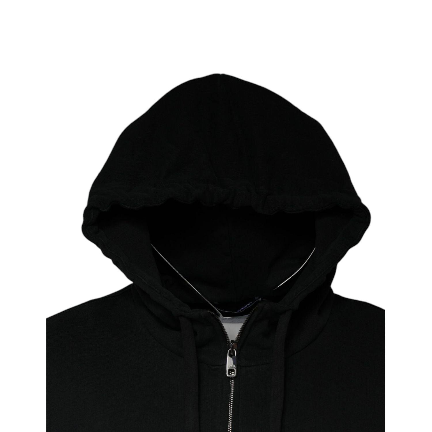 Front view with bag zipped and handles upright.