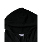 Dolce & Gabbana Black Logo Plaque Hooded Full Zip Sweater