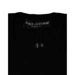 Dolce & Gabbana Black Crown Heart Crew Neck Pullover Sweater
