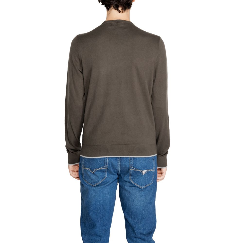 Armani Exchange Green Cotton Sweatshirt