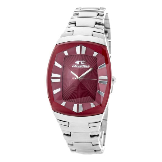 Chronotech Silver Stainless Steel Watch