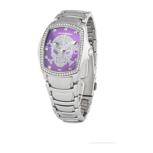 Chronotech Silver Stainless Steel Watch