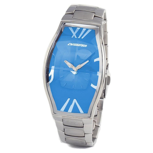 Chronotech Silver Stainless Steel Watch