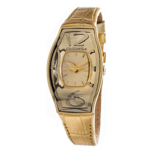 Chronotech Gold Leather Watch