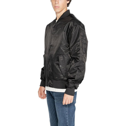 Calvin Klein Jeans Black Polyamide Jackets & Coat