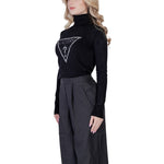 Guess Black Viscose Turtleneck