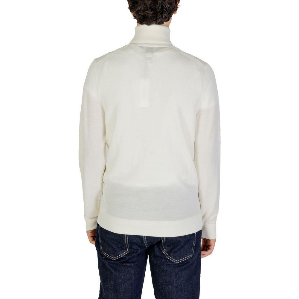 Calvin Klein Jeans Cream Wool Turtleneck CA-9138600143-IT48 | L