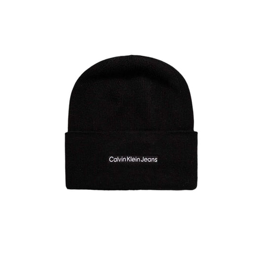 Calvin Klein Jeans Black Cotton Cap (Baseball Hat)