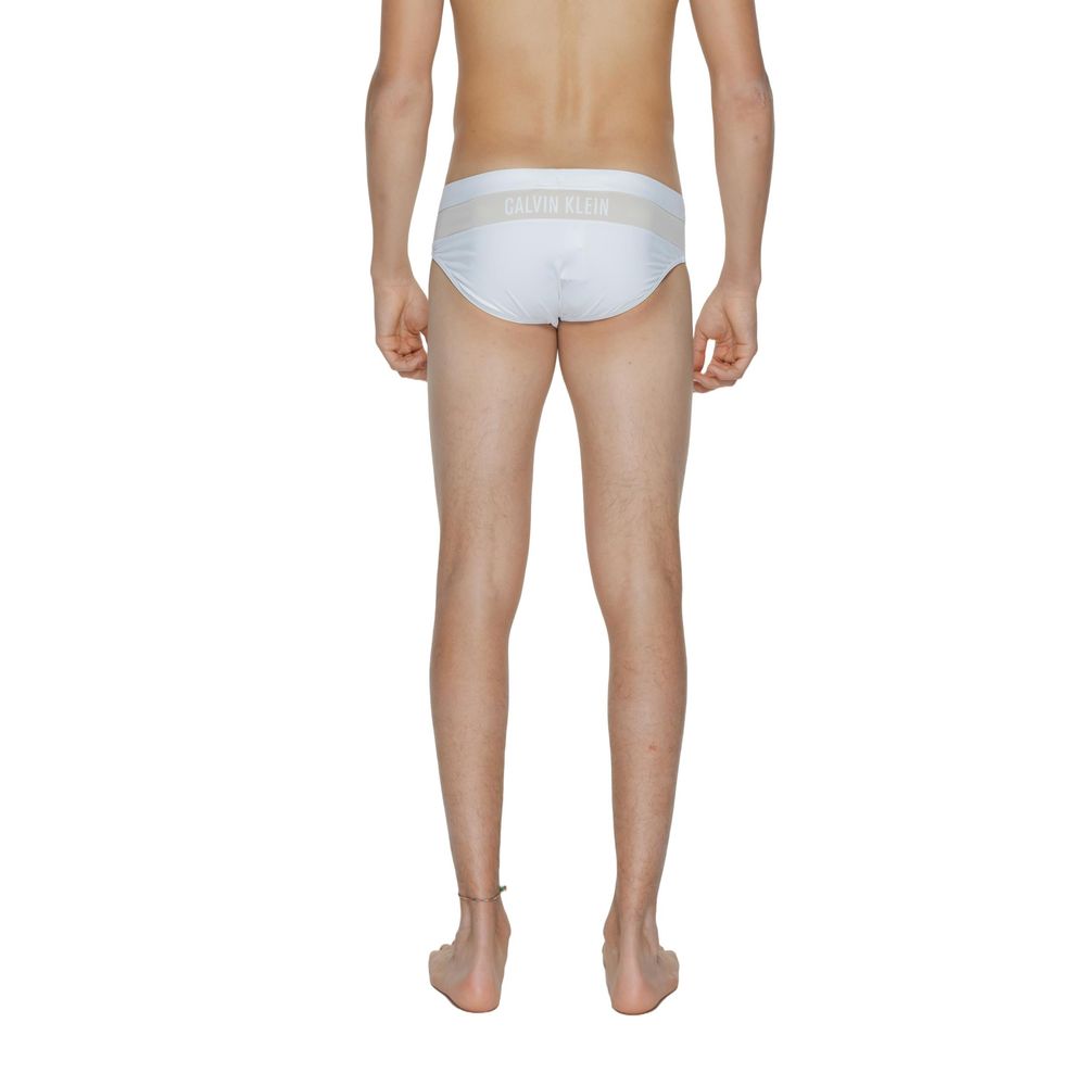 Calvin Klein White Polyamide Swim Briefs