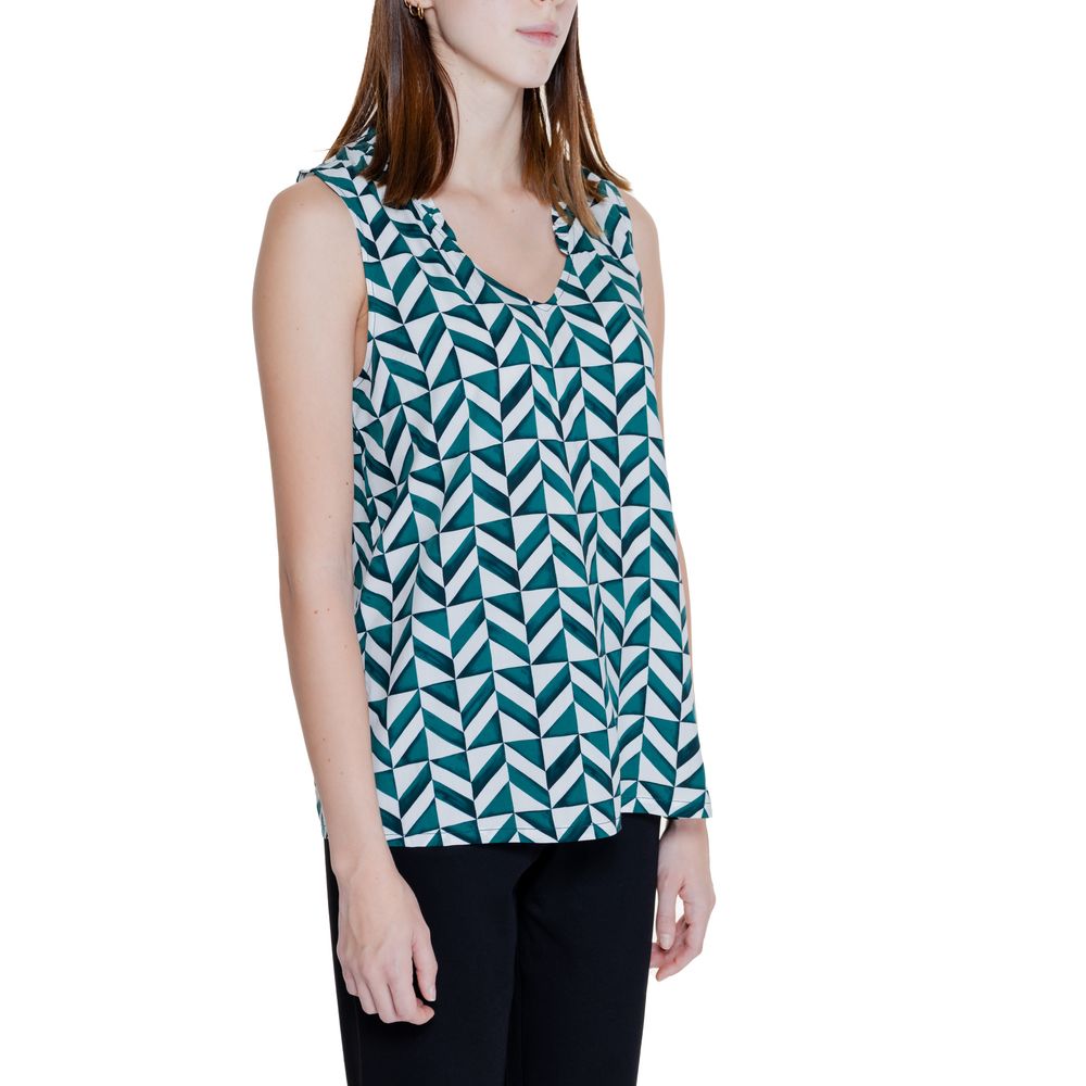 Street One Green Viscose Tank Tops