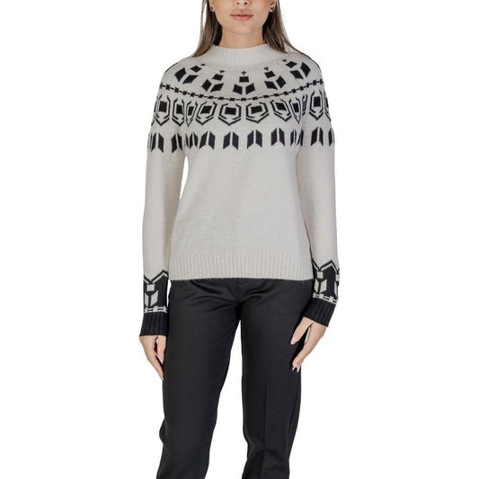 Street One Cream Cotton Sweater ST-15733800143-IT36|XXS