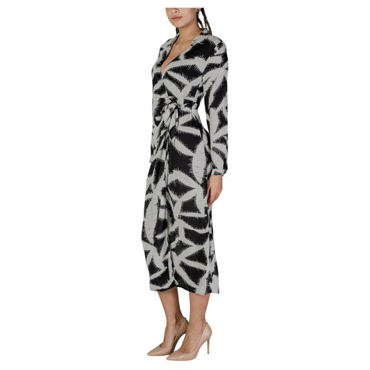 Jacqueline De Yong Black Recycled Polyester Long