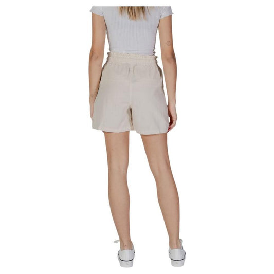 B.Young Beige Cotton Short