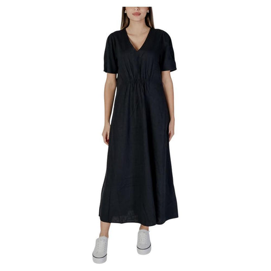 B.Young Black Linen Long BY-14885700009-34 | XXS
