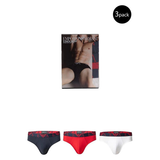 Emporio Armani Underwear Red Cotton Underwear EM-15169400146-IT44 | S