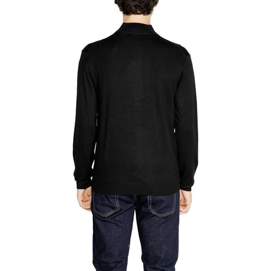 Hamaki-Ho Black Viscose Cardigan HA-15189100009-IT44 | S