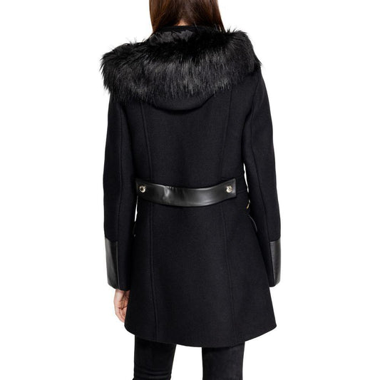 Morgan De Toi Black Wool Coat MO-15191900009-IT36|XXS