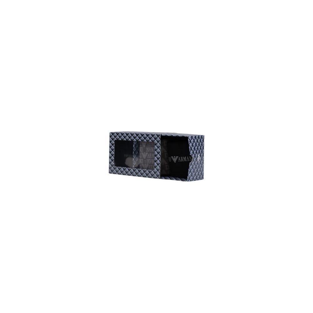 Emporio Armani Underwear Black Cotton Sock EM-15192800009-ONE SIZE